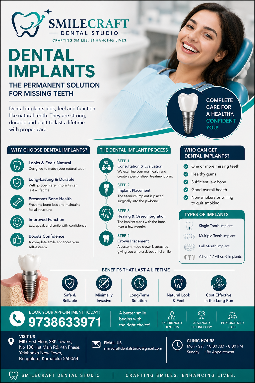 SMILECRAFT DENTAL STUDIO, YELAHANKA